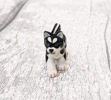 Load image into Gallery viewer, Husky Puppy Dog Minifig Mini Figurine