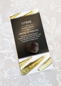 Raw Citrine Crystal - For Mood Lifting and Anti-Depression