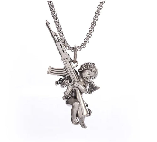 Angel of Resilience Pendant Necklace