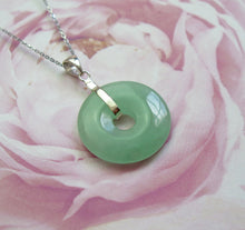 Load image into Gallery viewer, Lucky Genuine Grade A Natural Jade &amp; 925 Sterling Silver Agogo Pendant