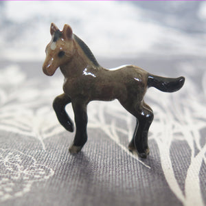 Tan Coloured Horse Minifig Mini Figurine