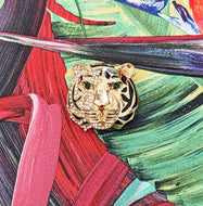 Tiger Crystal Brooch