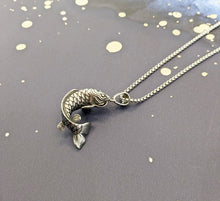 Load image into Gallery viewer, Lucky Chinese Koi Carp Mens Pendant Necklace