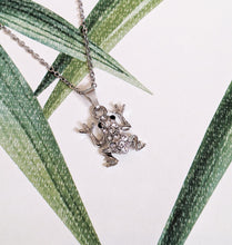 Load image into Gallery viewer, Lucky Crystal Frog Pendant Necklace