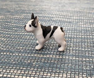 French Bulldog Minifig Mini Figurine