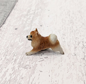Pomeranian Puppy Dog Minifig Mini Figurine