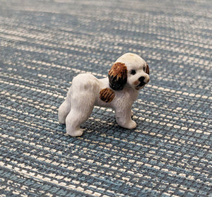 Shih Tzu Puppy Dog Minifig Mini Figurine