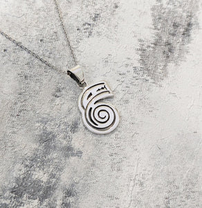 Sterling Silver Dai Ko Myo Reiki Spiritual Pendant Necklace