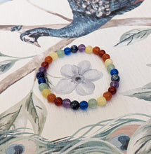 Load image into Gallery viewer, Real Gemstone Chakra Power Bracelet