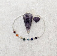 Amethyst Orgone Pendulum