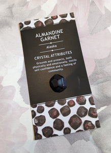 Polished Almandine Garnet Crystal for Protection Stimulate Kundalini Prosperity