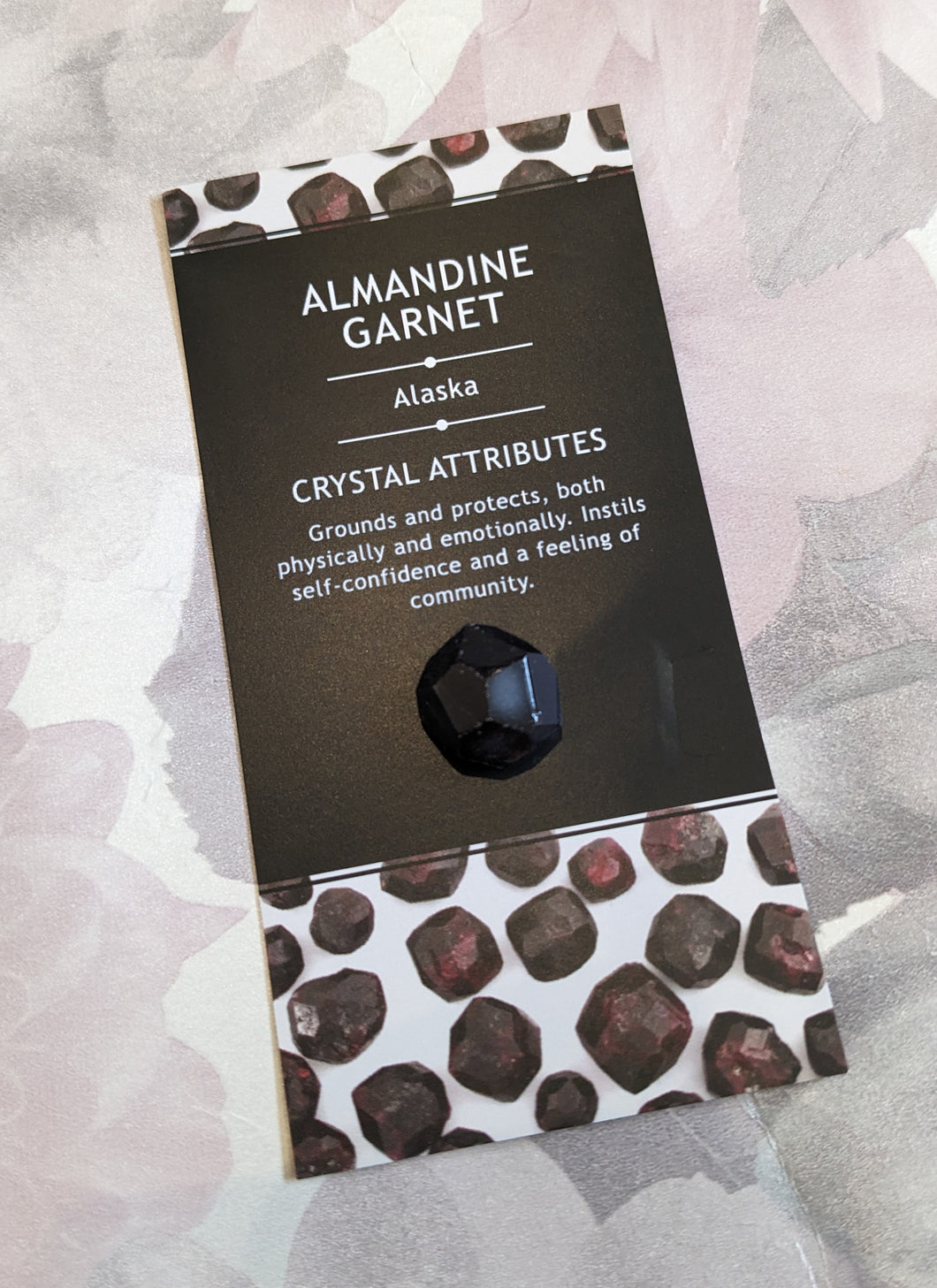 Polished Almandine Garnet Crystal for Protection Stimulate Kundalini Prosperity