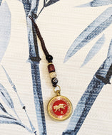 Chinese Zodiac Year of The Tiger Lucky Coin Charm Keyring