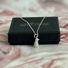 Load image into Gallery viewer, Solid 925 Sterling Silver Baby Penguin Chick Pendant Necklace