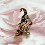 Bengal Kitten Cat Minifig Mini Figurine