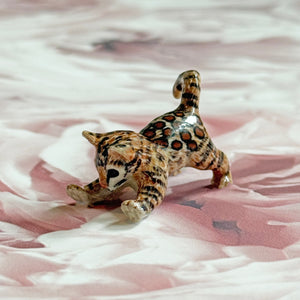 Bengal Kitten Cat Minifig Mini Figurine