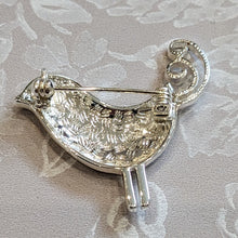 Load image into Gallery viewer, Silver Plated Bird Brooch