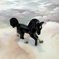 Black Horse Minifig Mini Figurine