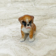 Boxer Puppy Dog Minifig Mini Figurine
