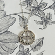 Load image into Gallery viewer, Sterling Silver Chalice Well Spiritual Pendant Necklace