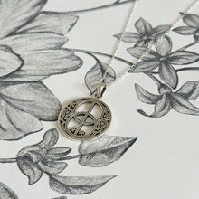 Load image into Gallery viewer, Sterling Silver Chalice Well Spiritual Pendant Necklace