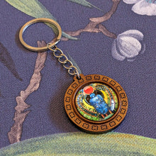 Load image into Gallery viewer, Ancient Egyptian Scarab Beetle Keyring Keychain