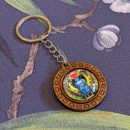 Ancient Egyptian Scarab Beetle Keyring Keychain