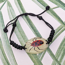 Load image into Gallery viewer, Real Firebug Glow in the Dark Bracelet - Pyrrhocoris apterus