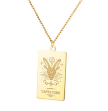 Load image into Gallery viewer, Horoscope Zodiac Pendants Necklace in Gold &amp; Silver