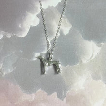 Load image into Gallery viewer, Stunning Solid 925 Sterling Silver Greyhound Whippet Pendant Necklace