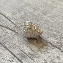 Load image into Gallery viewer, Solid 925 Sterling Silver Lucky Hedgehog Pendant Necklace