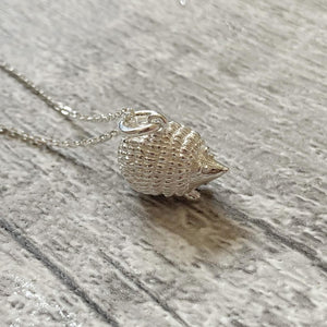 Solid 925 Sterling Silver Lucky Hedgehog Pendant Necklace