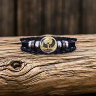 Ancient Egyptian Golden Isis Mens Bracelet