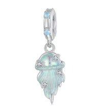 Load image into Gallery viewer, Sterling Silver Jellyfish Pendant/Bracelet Charm