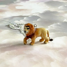 Load image into Gallery viewer, Lion Porcelain Animal Pendant Necklace