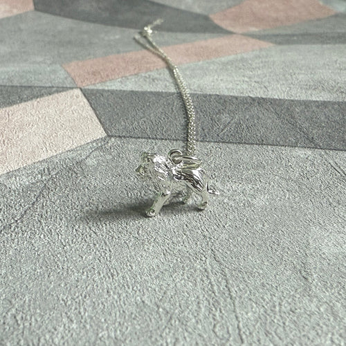 Sterling Silver Lion Pendant Necklace