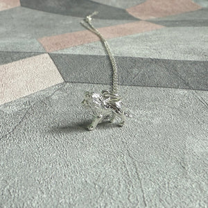 Sterling Silver Lion Pendant Necklace