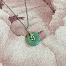 Load image into Gallery viewer, Certified Jade and Sterling Silver Agogo Pendant Necklace