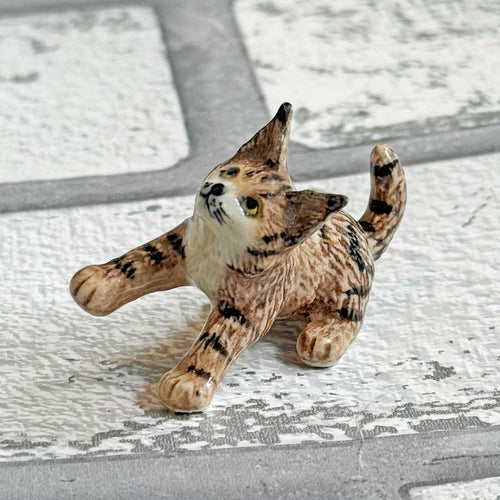 Maine Coon Kitten Cat Minifig Mini Figurine