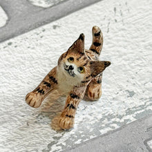 Load image into Gallery viewer, Maine Coon Kitten Cat Minifig Mini Figurine