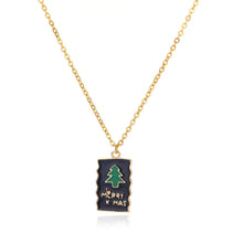 Load image into Gallery viewer, Merry X-Mas Christmas Pendant Necklace
