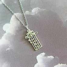Load image into Gallery viewer, Solid 925 Sterling Silver Musical Notation Music Note Pendant Necklace