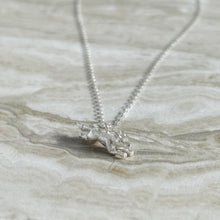 Load image into Gallery viewer, Solid 925 Sterling Silver Running Fox Pendant Necklace