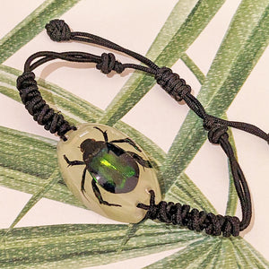 Real Egyptian Scarab Glow in the Dark Bracelet