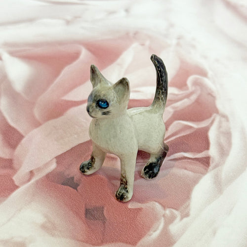 Siamese Kitten Cat Minifig Mini Figurine