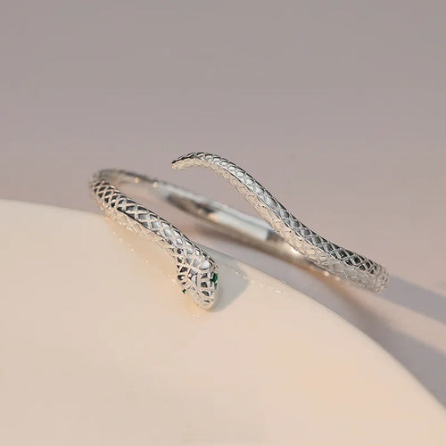 Sterling Silver Snake Bangle Bracelet