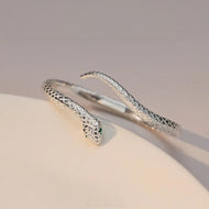 Sterling Silver Snake Bangle Bracelet