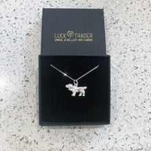 Load image into Gallery viewer, Stunning Sterling 925 Silver Spaniel Pendant Necklace