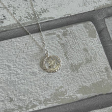 Load image into Gallery viewer, Solid 925 Sterling Silver Saint Christopher Pendant Necklace