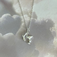 Load image into Gallery viewer, Solid 925 Sterling Silver Stork Pendant Necklace